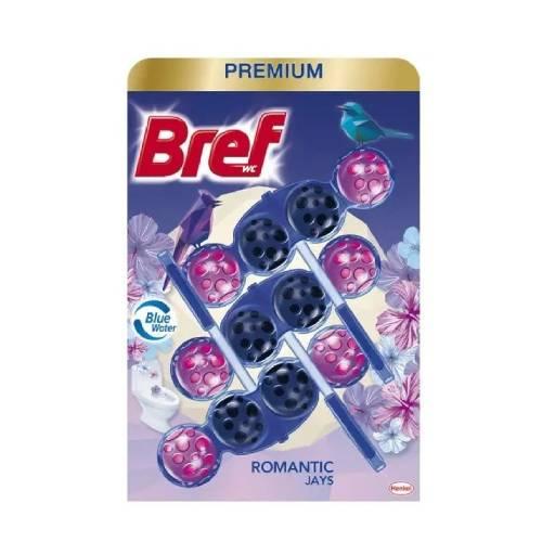 Miniaturka artykułu - Bref Color Aktiv Zawieszka do WC Romantic Jays, 3x 50g