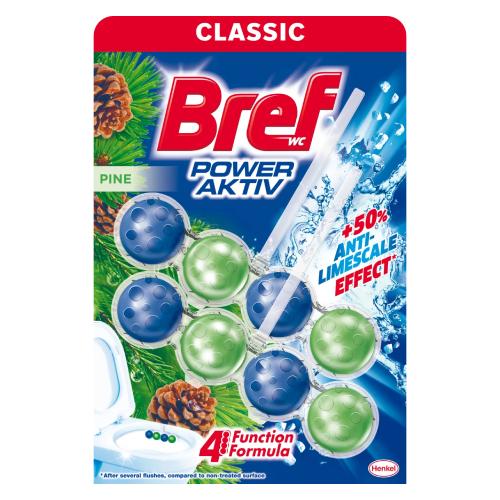 Miniaturka artykułu - Bref Power Aktiv Zawieszka do WC Pine, 2x50 g