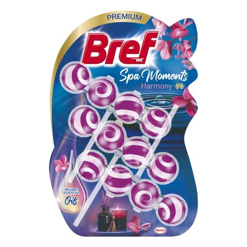Miniaturka artykułu - Bref Spa Moments Harmony Zawieszka do WC, 3x50g