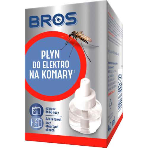 Miniaturka artykułu - BROS Płyn do Elektro na komary, 40ml