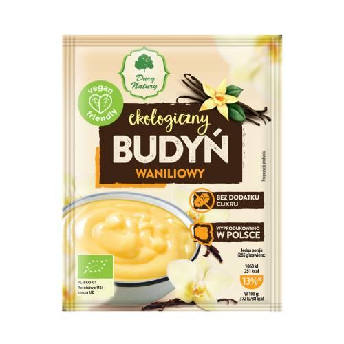 Miniaturka artykułu - DARY NATURY Ekologiczny budyń waniliowy, 40g