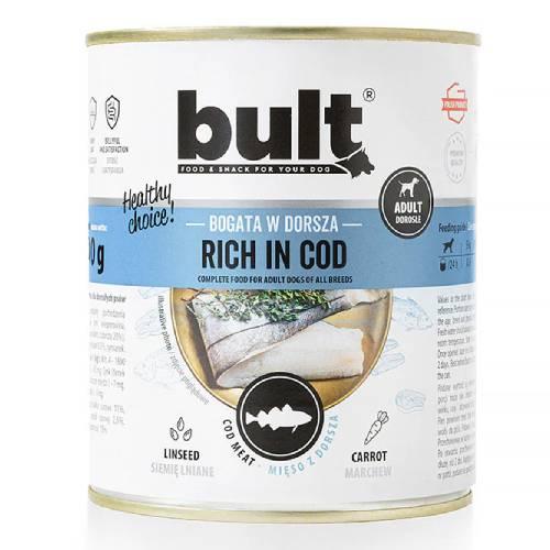 Miniaturka artykułu - Bult Mokra karma dla psa Dorsz (dorosły), 800 g