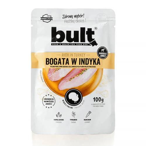 Miniaturka artykułu - Bult Mokra karma dla psa Indyk (dorosły), 100 g