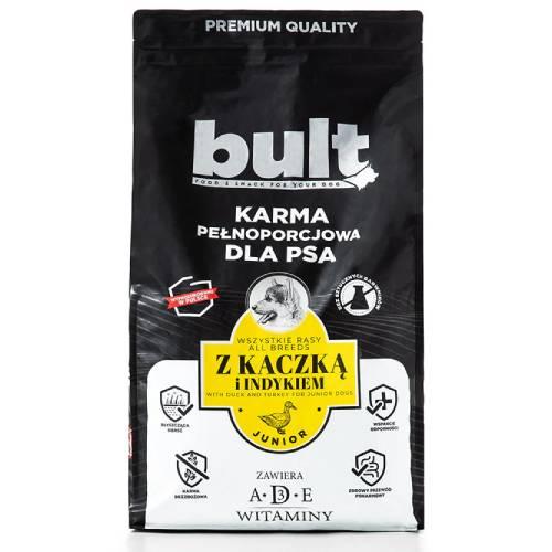 Miniaturka artykułu - Bult Sucha karma dla psa Kaczka z indykiem (szczeniak), 12 kg