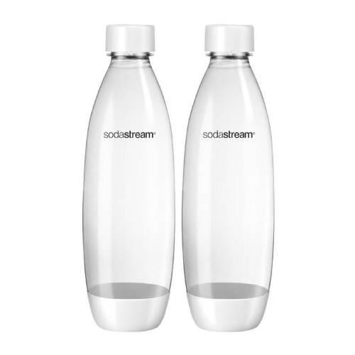 Miniaturka artykułu - SodaStream Butelki na wodę Fuse białe, 2x1l
