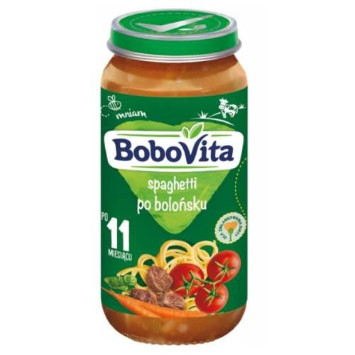 Miniaturka artykułu - BoboVita Spaghetti po bolońsku po 11 miesiącu, 250 g