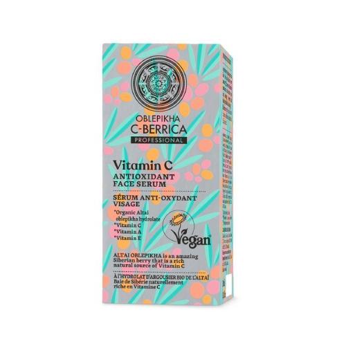 Miniaturka artykułu - C-BERRICA Antyoksydacyjne serum do twarzy z witaminą C, 30ml 