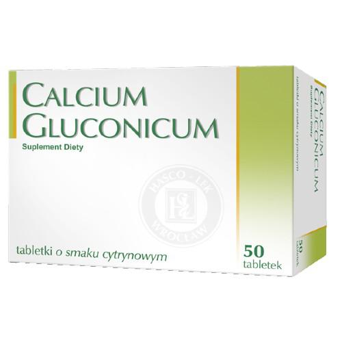 Calcium gluconicum HASCO - 50 tabletek powlekanych
