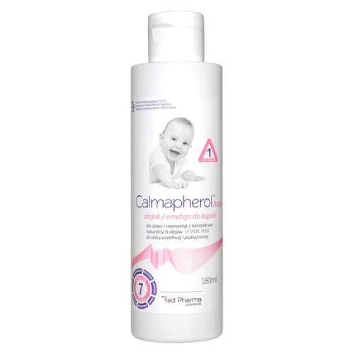 Miniaturka artykułu - CALMAPHEROL BABY Olejek do kąpieli dla dzieci - 180 ml
