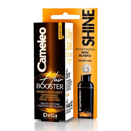 Miniaturka artykułu - CAMELEO HAIR BOOSTER SHINE Nabłyszczający wzmacniacz do włos&oacute;w, 30ml