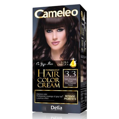 Miniaturka artykułu - DELIA CAMELEO OMEGA+ 3.3 DARK CHOCOLATE BROWN Farba do włos&oacute;w, 1opak.