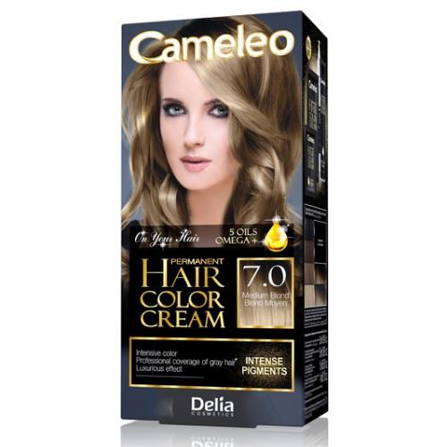 Miniaturka artykułu - DELIA CAMELEO OMEGA+ 7.0 MEDIUM BLOND Farba do włos&oacute;w, 1opak.