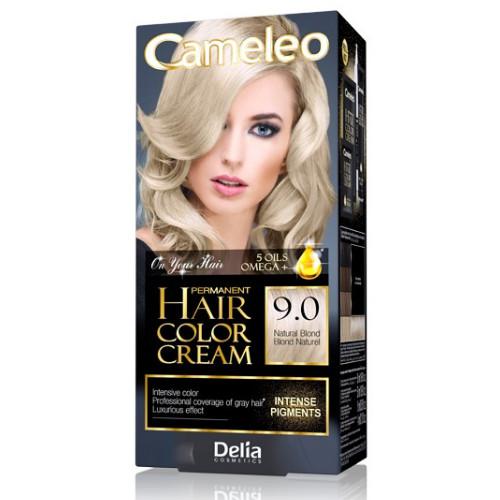 Miniaturka artykułu - DELIA CAMELEO OMEGA+ 9.0 NATURAL BLOND Farba do włos&oacute;w, 1opak.