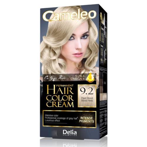 Miniaturka artykułu - DELIA CAMELEO OMEGA+ 9.2 PEARL BLOND Farba do włos&oacute;w, 1opak.