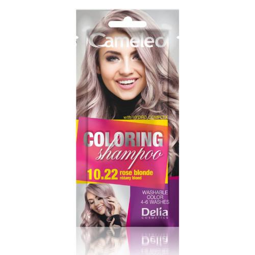Miniaturka artykułu - DELIA CAMELEO Szampon koloryzujący 10.22 r&oacute;żany blond, 40ml