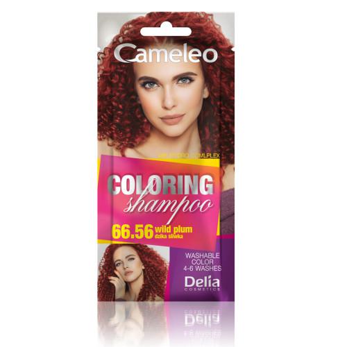 Miniaturka artykułu - CAMELEO - Szampon koloryzujący 66.56 - dzika śliwa, 40ml 