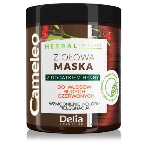 Miniaturka artykułu - CAMELEO - ZIOŁOWA - Maska do włos&oacute;w rudych i czerwonych, 250ml 