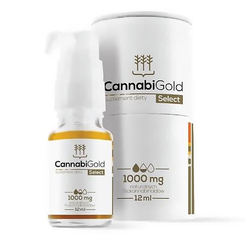Miniaturka artykułu - CannabiGold Select 1000 olej, 12 ml