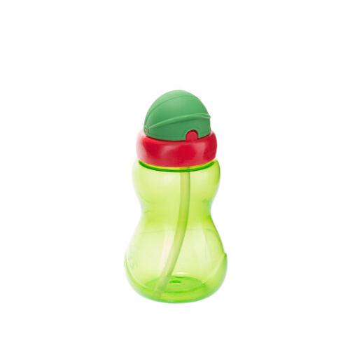 Miniaturka artykułu - CANPOL BABIES Bidon sportowy ze składaną rurką 12m+ 270ml zielony 56/109