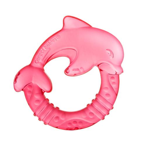 Miniaturka artykułu - CANPOL BABIES Gryzak wodny czerwony delfin 2/221