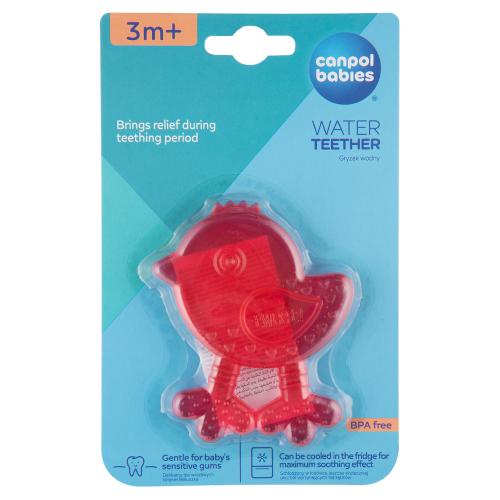 Miniaturka artykułu - CANPOL BABIES Gryzak wodny Ptaszek r&oacute;żowy 74/015
