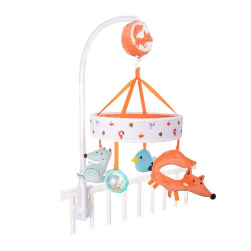 Miniaturka artykułu - CANPOL BABIES Karuzela z pozytywką nad ł&oacute;żeczko FOX 75/201