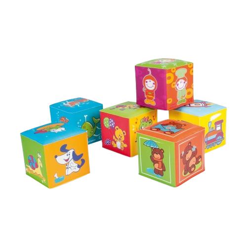 Zdjęcie produktu - CANPOL BABIES Kostka edukacyjna miękka 6m+, 6szt. 2/817