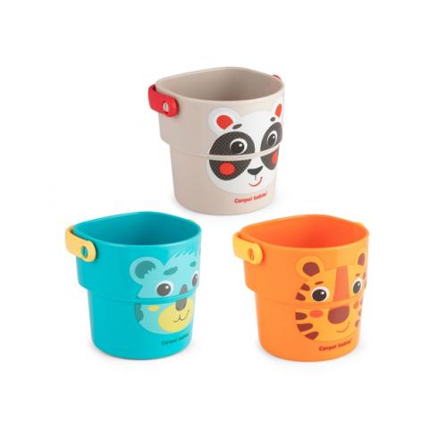 Miniaturka artykułu - CANPOL BABIES Kubeczki do kąpieli,3szt 56/000