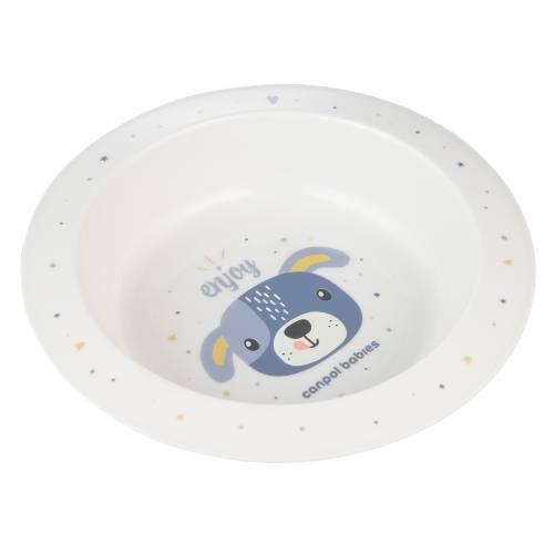 Miniaturka artykułu - CANPOL BABIES Cute Animals Miseczka plastikowa pies, 1szt.