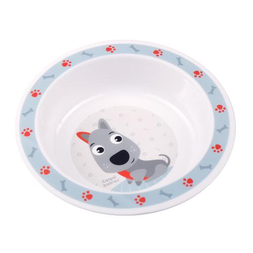 Miniaturka artykułu - CANPOL BABIES Plastikowa miseczka Cute Animals 4/412 Pies, 270ml