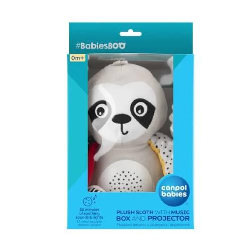 Zdjęcie produktu - Canpol Babies Pluszowy leniwiec z pozytywką i projektorem 3w1 BabiesBoo 68/100