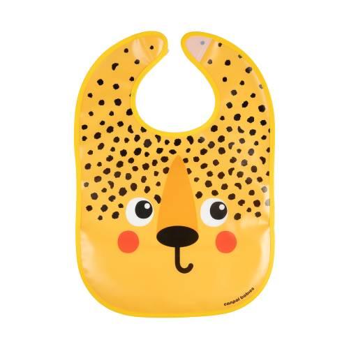 Miniaturka artykułu - CANPOL BABIES Śliniak z kieszenią BabiesBoo gepard 9/232