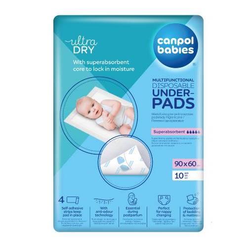 Miniaturka artykułu - CANPOLBABIES Podkłady jednorazowe 90/60 - 10szt
