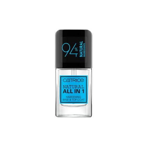 Miniaturka artykułu - CATRICE Naturalna, utwardzająca baza i lakier nawierzchniowy All In 1, 10.5ml