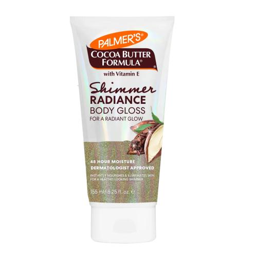 Miniaturka artykułu - Palmer's CBF Shimmer Radiance Body Gloss Rozświetlający balsam do ciała z drobinkami, 155 ml