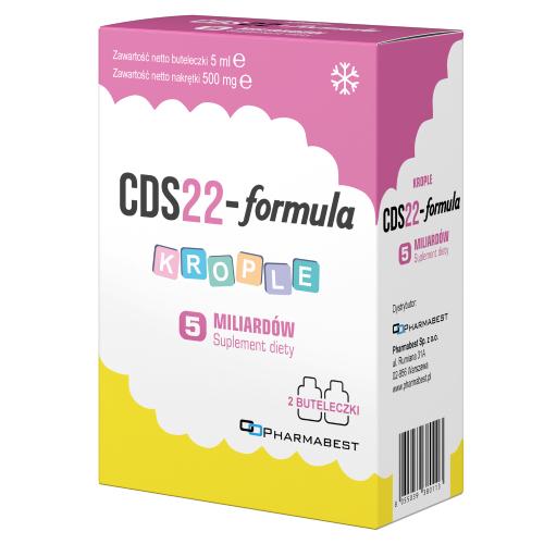 Miniaturka artykułu - CDS22-formula Krople 5 mld liofilizowanych kultur bakterii, 2x5 ml (dawniej Vivomixx)