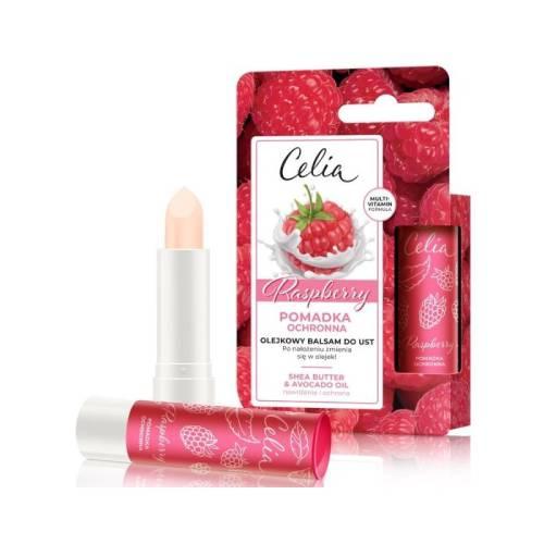 Miniaturka artykułu - CELIA Olejkowy balsam do ust Malina, 4g