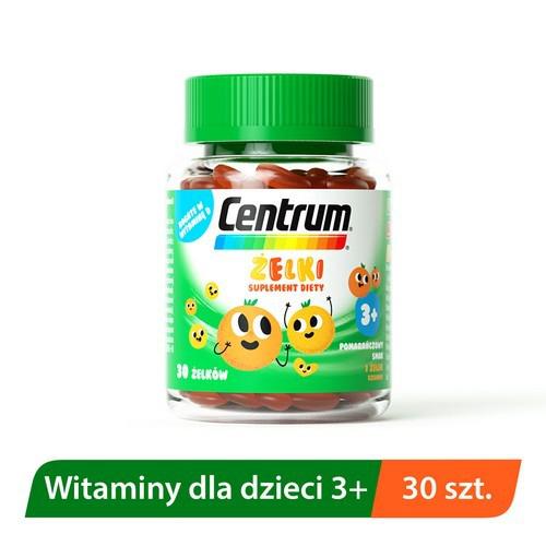 Miniaturka artykułu - Centrum Żelki smak pomarańczowy, 30szt.