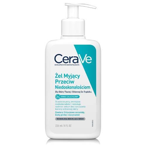 CeraVe Żel myjący przeciw niedoskonałościom dla sk&oacute;ry tłustej i skłonnej do trądziku, 473 ml