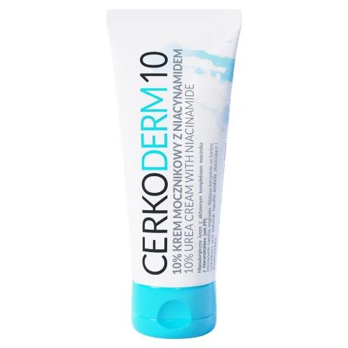 Miniaturka artykułu - CERKODERM10 Krem 10% mocznikowy, 75 ml