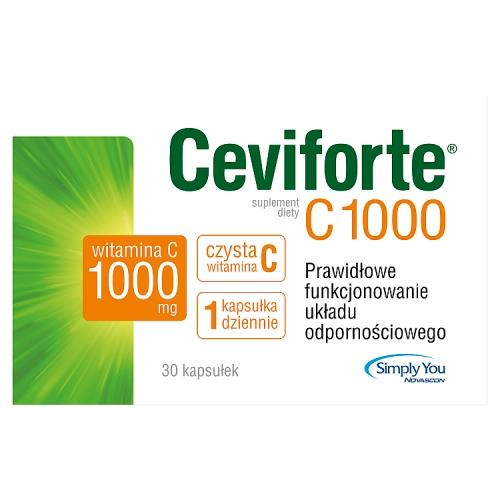 Miniaturka artykułu - Ceviforte C 1000 x30 kapsułek