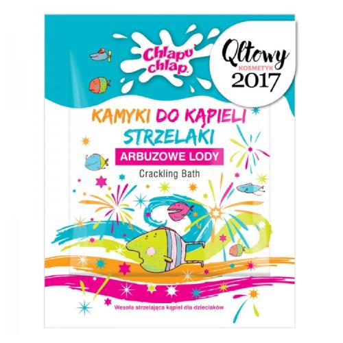 Miniaturka artykułu - CHLAPU CHLAP Kamyki do kąpieli dla dzieci Strzelaki Arbuzowe Lody, 8g