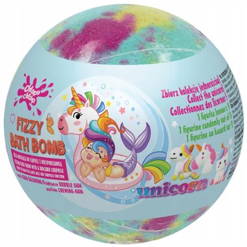 Miniaturka artykułu - CHLAPU CHLAP Kula musująca do kąpieli z niespodzianką GUMA BALONOWA, 140g