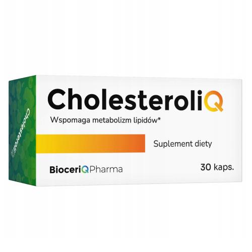 Miniaturka artykułu - BioceriQ Pharma CholesteroliQ, 30 kaps.