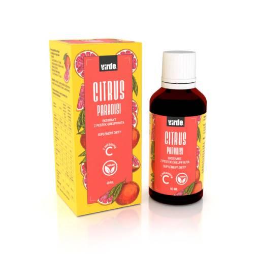 Miniaturka artykułu - Virde Citrus Paradisi Ekstrakt z pestek grejpfruta z witaminą C, 50 ml