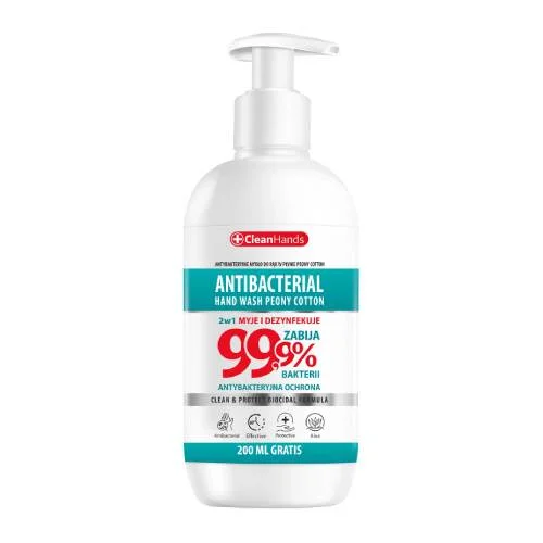 Miniaturka artykułu - CleanHands Antybakteryjne mydło do rąk w płynie, 500 ml
