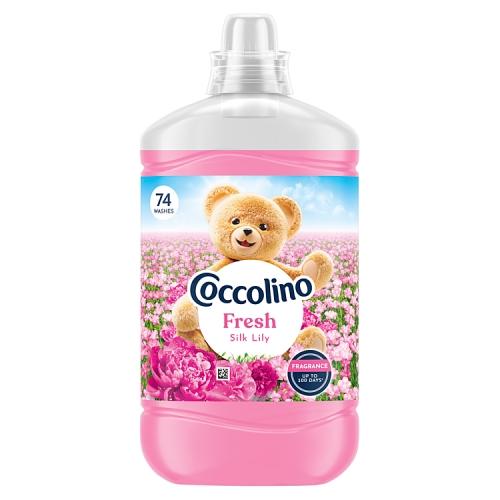 Miniaturka artykułu - Coccolino Fresh Silk Lily Płyn do płukania tkanin koncentrat, 1,702 l