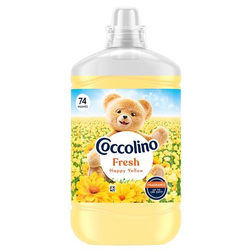 Miniaturka artykułu - COCCOLINO Fresh Happy Yellow Płyn do płukania tkanin koncentrat, 1,702 l 