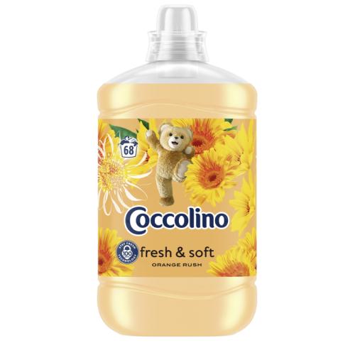 Miniaturka artykułu - COCCOLINO Fresh & Soft Płyn do płukania tkanin koncentrat Orange Rush 1,7l	