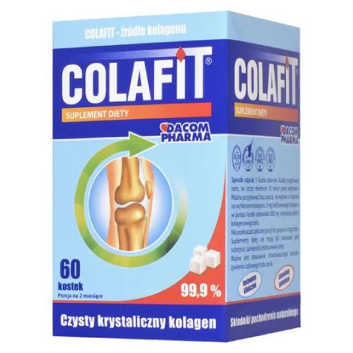 Miniaturka artykułu - Colafit Kostki z kolagenem, 60 szt.